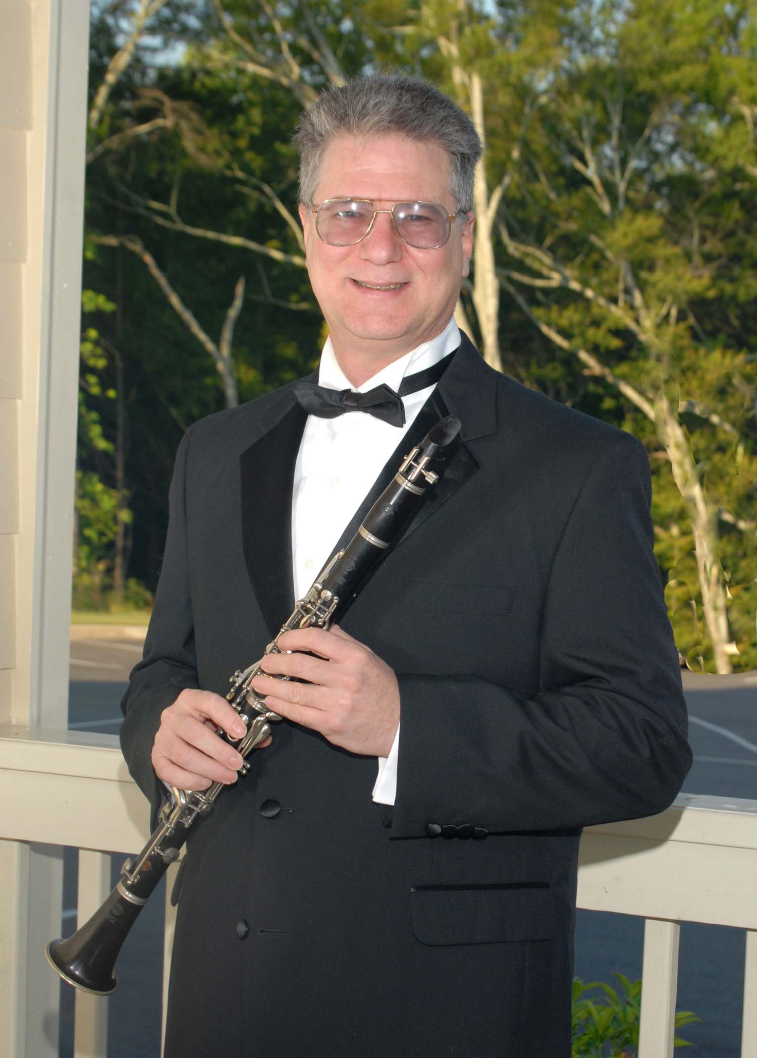 Neal with clarinet